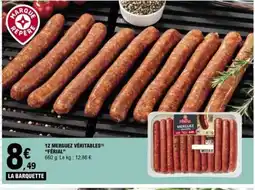 E.Leclerc FÉRIAL 12 merguez véritables offre
