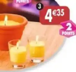 Maximo Lot de 2 bougies à la cire végétale, aux colorants naturels et aux huiles essentielles de citronnelle & de géranium offre