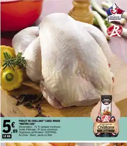 E.Leclerc MAÎTRE COQ Poulet de challans label rouge offre