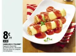 E.Leclerc Cannelloni à l'italienne offre