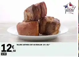 E.Leclerc Rillons sarthois cuit au bouillon -25% sel offre
