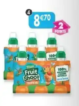 Maximo Lot de 2 packs de 6 bouteilles de fruit shoot tropical offre