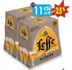 Maximo Lot de 2 packs de 6 bouteilles de Leffe blonde 6,6° offre