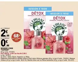 E.Leclerc ÉLÉPHANT Infusion à froid offre
