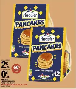 E.Leclerc BRIOCHE PASQUIER Pancakes offre