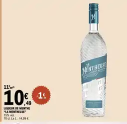 E.Leclerc LA MENTHEUSE Liqueur de menthe offre