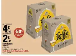 E.Leclerc LEFFE Bière blonde offre