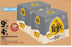 E.Leclerc LEFFE Bière blonde sans alcool offre