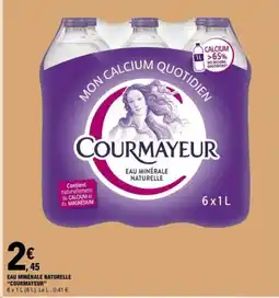 E.Leclerc COURMAYEUR Eau minérale naturelle offre