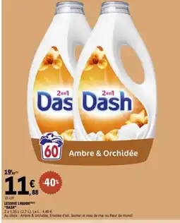 E.Leclerc DASH Lessive liquide offre