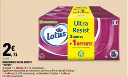 E.Leclerc LOTUS Mouchoirs ultra resist offre