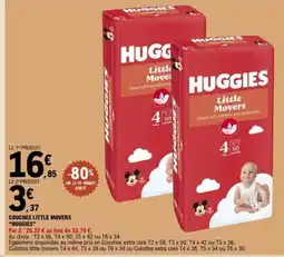 E.Leclerc HUGGIES Couches little movers offre