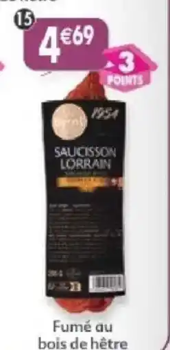 Maximo Saucisson fumé lorrain offre