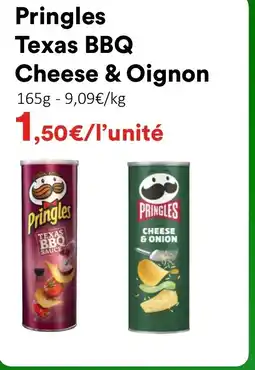 Hmarket PRINGLES Texas BBQ Cheese & Oignon offre