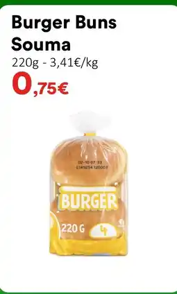 Hmarket Burger Buns Souma offre
