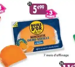 Maximo Mimolette 7 mois d'affinage offre