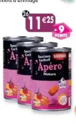 Maximo Lot de 3 boîtes 1/2 de saucisses apéritives nature offre