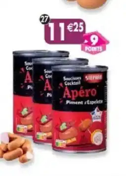 Maximo Lot de 3 boîtes 1/2 de saucisses apéritives au piment d'espelette offre