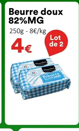 Hmarket Beurre doux 82%MG offre