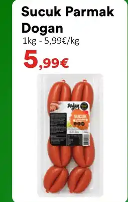 Hmarket Sucuk Parmak Dogan offre