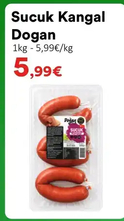 Hmarket Sucuk Kangal Dogan offre