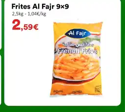 Hmarket AL FAJR Frites offre