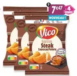 Maximo Lot de 3 paquets de chips. saveur steak sauce au poivre offre