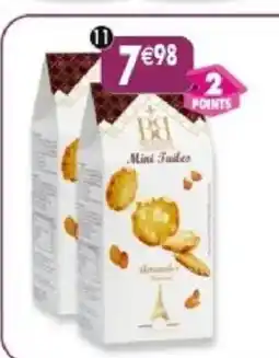 Maximo Lot de 2 étuis de mini tuiles aux amandes offre