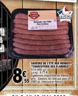 E.Leclerc CHARCUTERIE DES FLANDRES Saveurs de l'été aux herbes offre