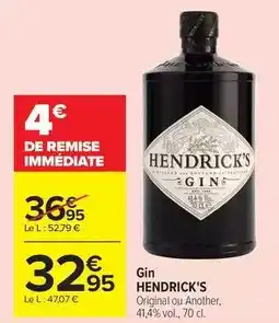 Carrefour Market Hendrick's - gin offre