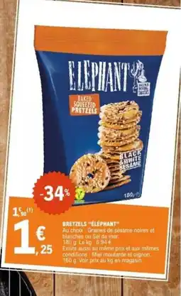 E.Leclerc ELEPHANT Bretzels offre