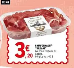 E.Leclerc VILLANI Chiffonade offre