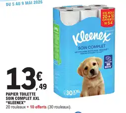 E.Leclerc Papier toilette soin complet xxl kleenex offre
