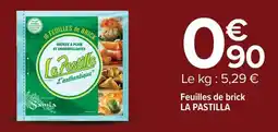 Carrefour Market Feuilles de brick la pastilla offre