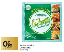 Carrefour Market Feuilles de brick la pastilla offre