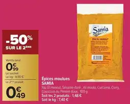 Carrefour Market Épices moulues samia offre