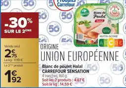 Carrefour Market Blanc de poulet halal carrefour sensation offre