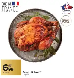Carrefour Market Poulet rôti halal offre