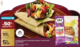 Carrefour Market Lamelles de kebab au poulet halal surgelées "format familial" isla mondial offre
