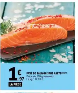 E.Leclerc Pavé de saumon sans arête offre