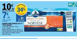 E.Leclerc PETIT NAVIRE Saumon fumé norvège asc offre