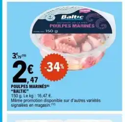 E.Leclerc BALTIC Poulpes marines offre