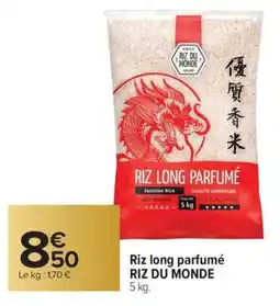 Carrefour Market Riz long parfumé riz du monde offre