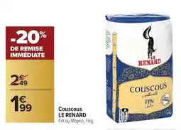 Carrefour Market Couscous le renard offre