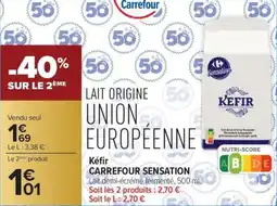 Carrefour Market Kéfir carrefour sensation offre