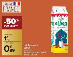 Carrefour Market Lait fermenté elben offre