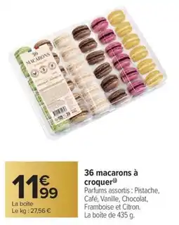 Carrefour Market 36 macarons à croquer offre