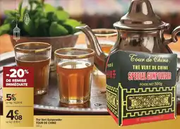 Carrefour Market Thé vert gunpowder tour de chine offre