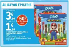 E.Leclerc YETI 24 sucettes rafraîchissantes à congeler super mario offre