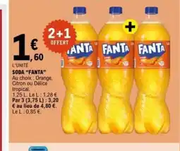 E.Leclerc FANTA Soda offre